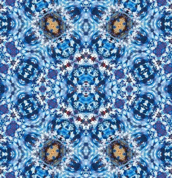 What it became. One selected region, flipped and mirrored until it was a whole.